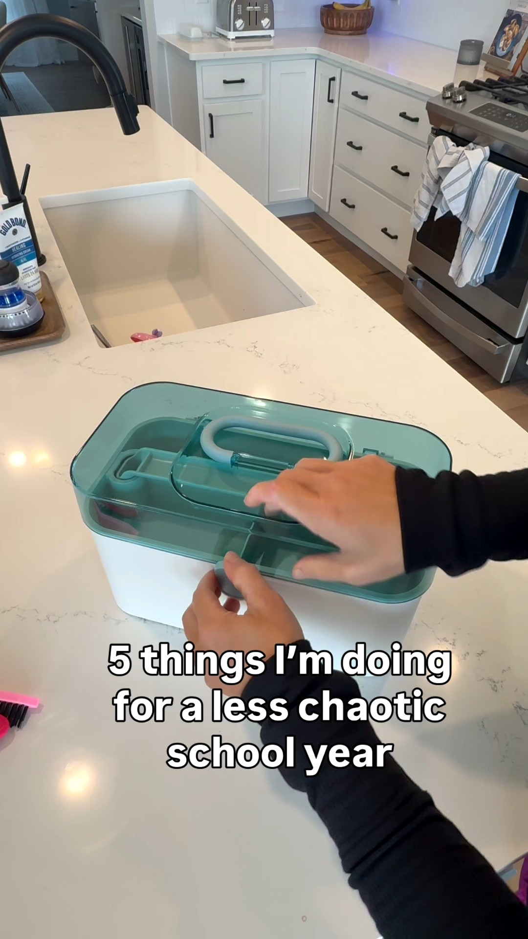 5 hacks to smooth out your school morning routine 👇

Back-to-school doesn’t have to mean chaos. These simple systems have been game changers in our house:

1️⃣ Clothes Organizer – outfits picked & approved on Sunday = zero morning battles. You don’t need anything fancy here, just something with compartments that your kids understand!

2️⃣ Hair Caddy – all brushes, ties & spray in one grab-and-go spot. We keep it in our art cabinet by the breakfast table so I don’t have to run around the house for it. 

3️⃣ Breakfast Station – kids get choices, you keep control. I have a separate reel that explains how we do it!

4️⃣ Lunch Packing Station – less whining, more independence. I have a separate reel for this one too!

5️⃣ Morning Timer – Alexa reminders keep us on track without me nagging. 

The best part? You don’t need anything fancy. Most of these can be done with what you already have at home. 🙌

Save this for the next time mornings feel hectic, and share with a mom who could use a smoother start to the school day. 💛

#momhacks #morningroutine #backtoschool #kidsroutine #schoolmorning #simplesystem #organization #girlmom #momof3 #twinmom

#LTKKids #LTKHome #LTKFamily