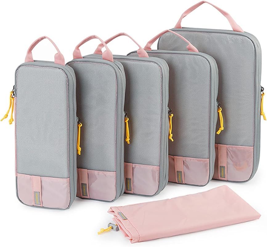 Compression Packing Cubes for Suitcases, BAGSMART 6 Set/4 Set/2 Set Travel Essentials for Travel ... | Amazon (US)