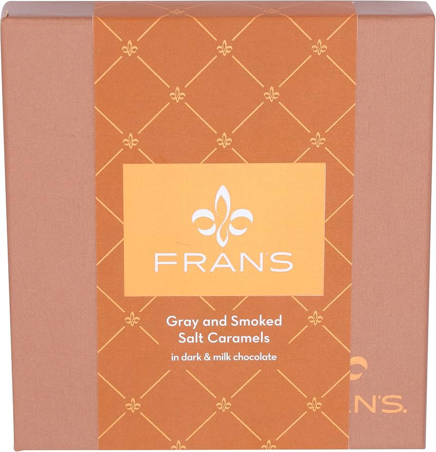 Frans Chocolates Organic Gray Smoked Salt Chocolate Box 20 Pc, 6 Oz | Amazon (US)