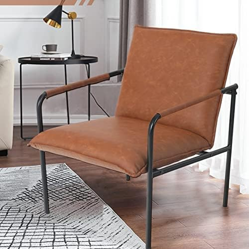 ALPHA HOME Accent Chair Sofa Chair Lounge Chair with Metal Leg for Home Office Study Living Room ... | Amazon (US)