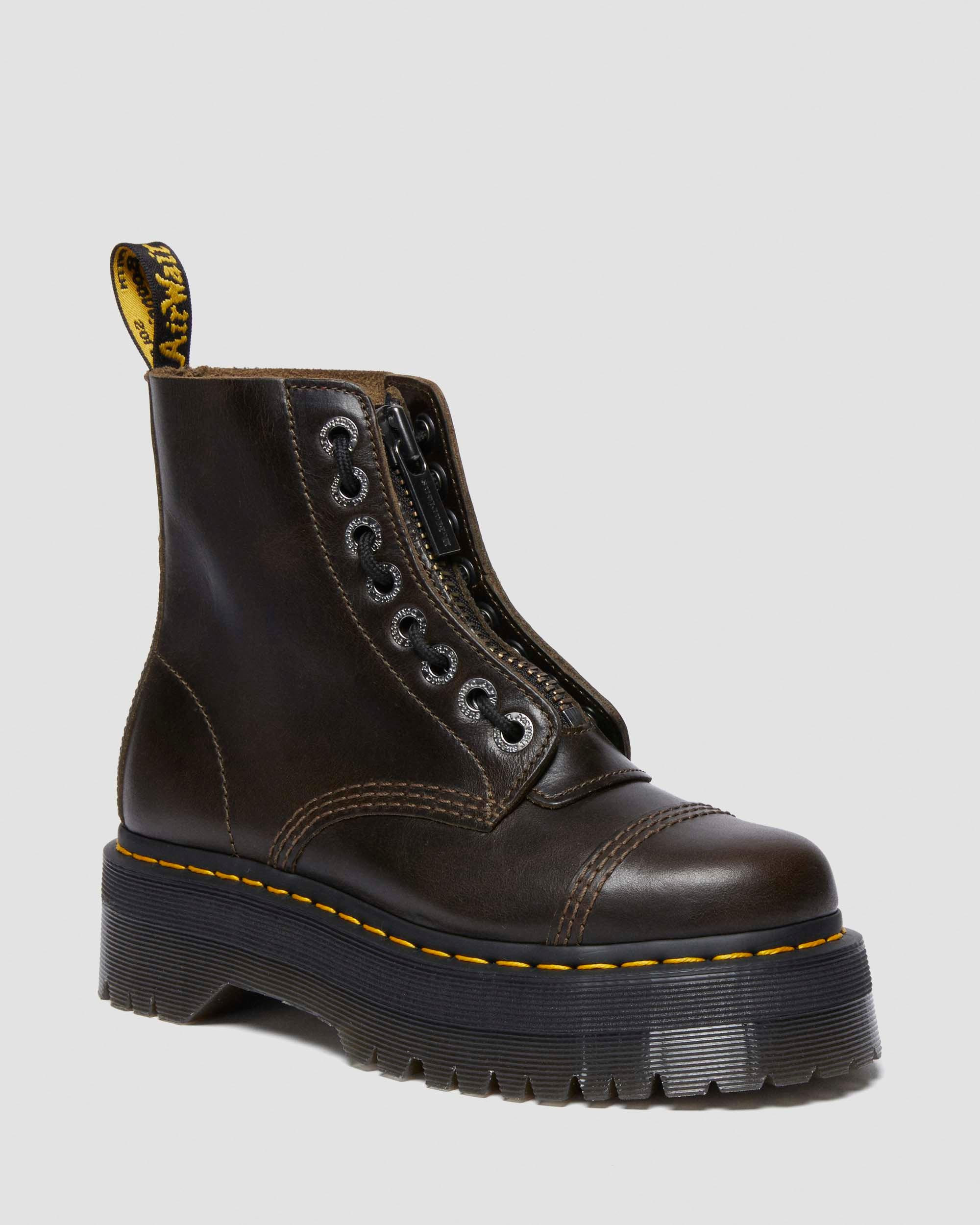 Sinclair Orleans Leather Platform Boots | Dr. Martens
