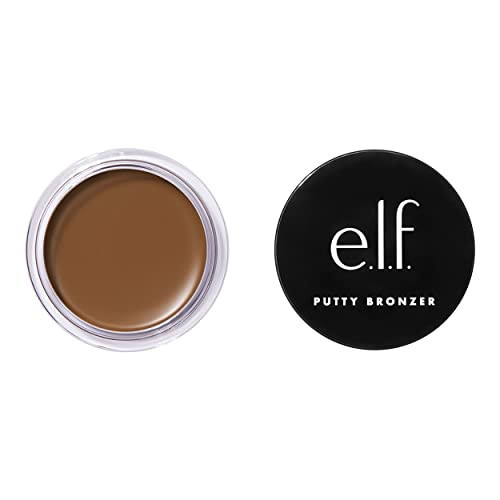 e.l.f. Putty Bronzer, Creamy & Highly Pigmented Formula, Creates a Long-Lasting Bronzed Belle Glow, Infused with Argan Oil & Vitamin E, 0.35 Oz | Amazon (US)