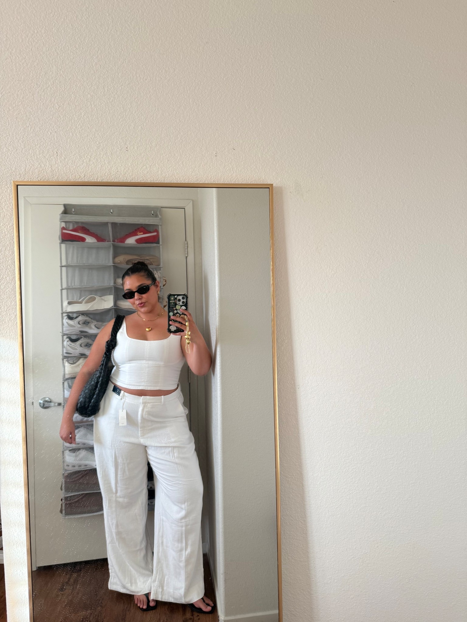 CUTEST LINEN PANTS FOR SPRING 💐 #abercrombie #spring #midsize 