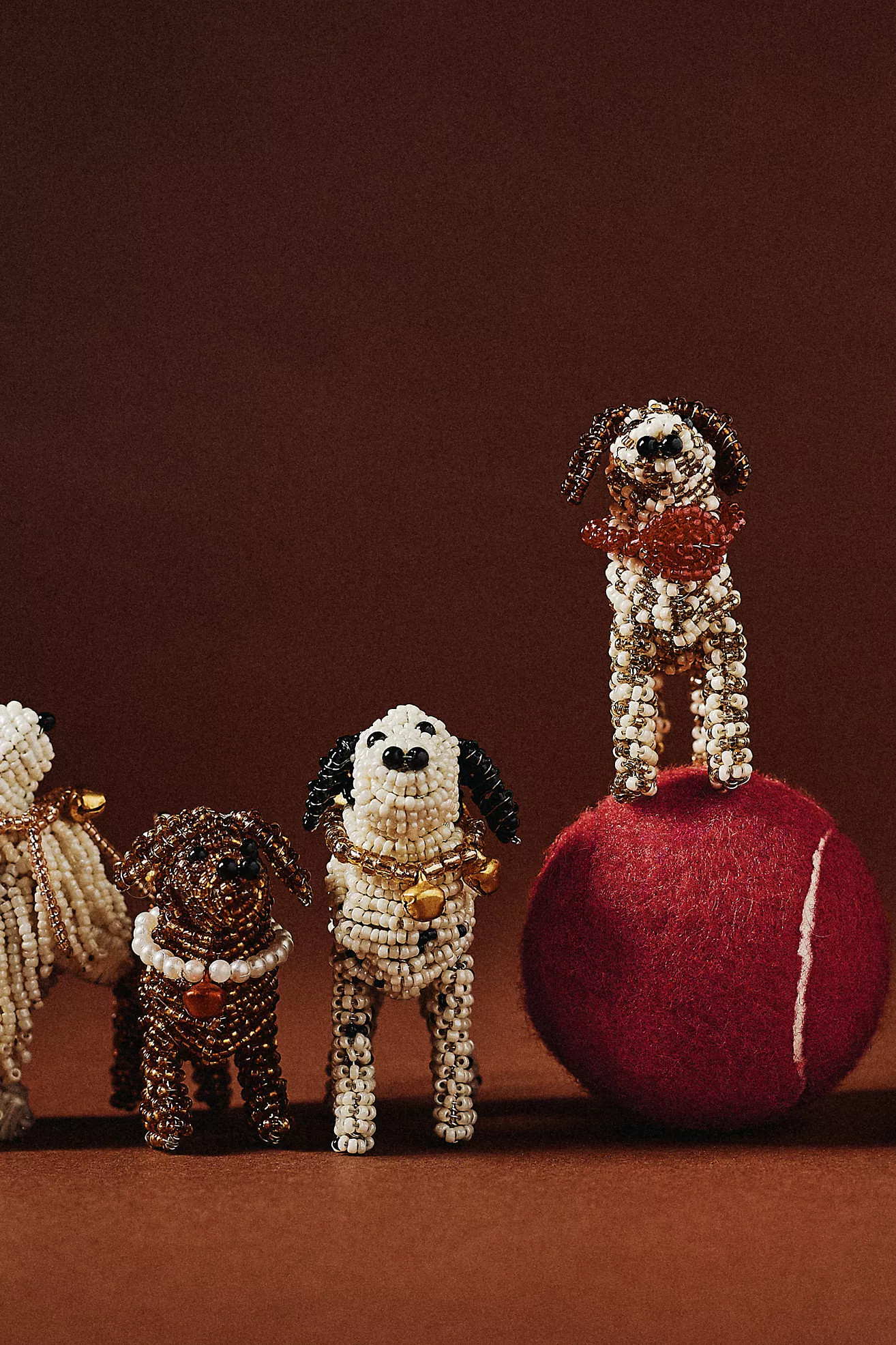 Beaded Dog Ornament | Anthropologie (US)