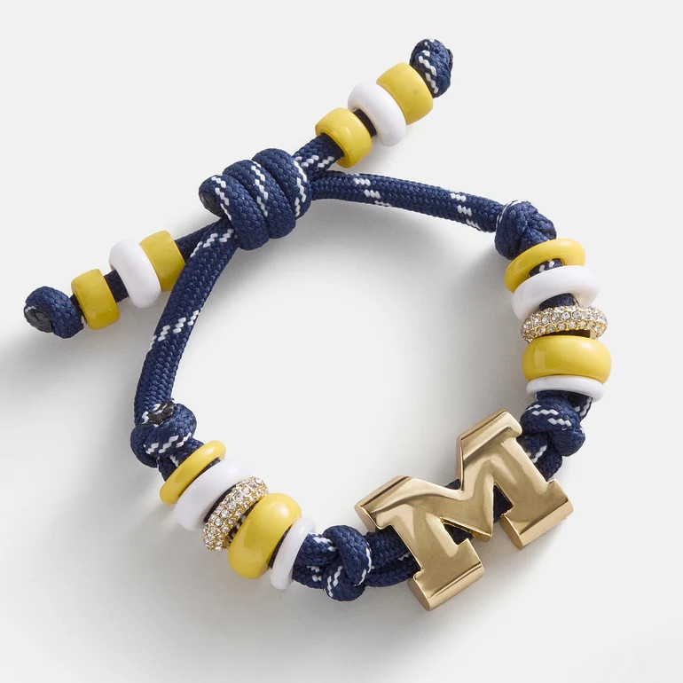University of Michigan Knotty Logo Bracelet - University of Michigan | BaubleBar