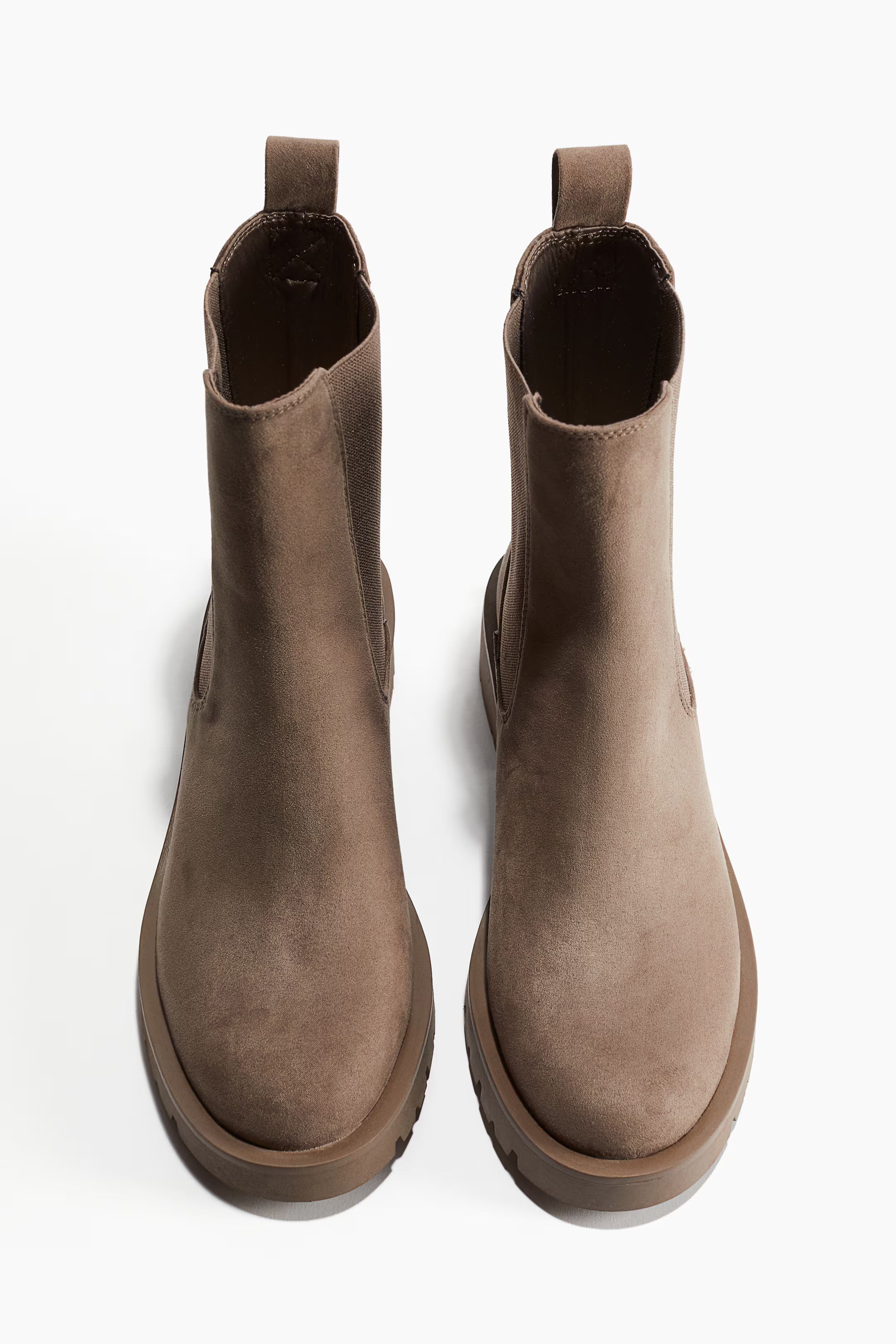 Chelsea Boots - Low heel - Dark taupe - Ladies | H&M US | H&M (US + CA)