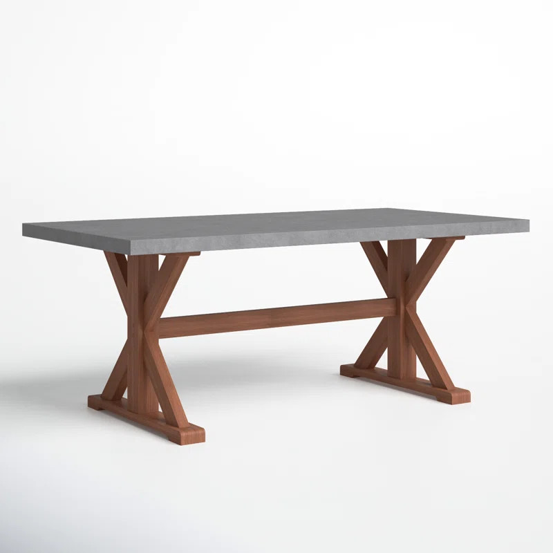 Fleur 74" Wooden Dining Table | Wayfair North America