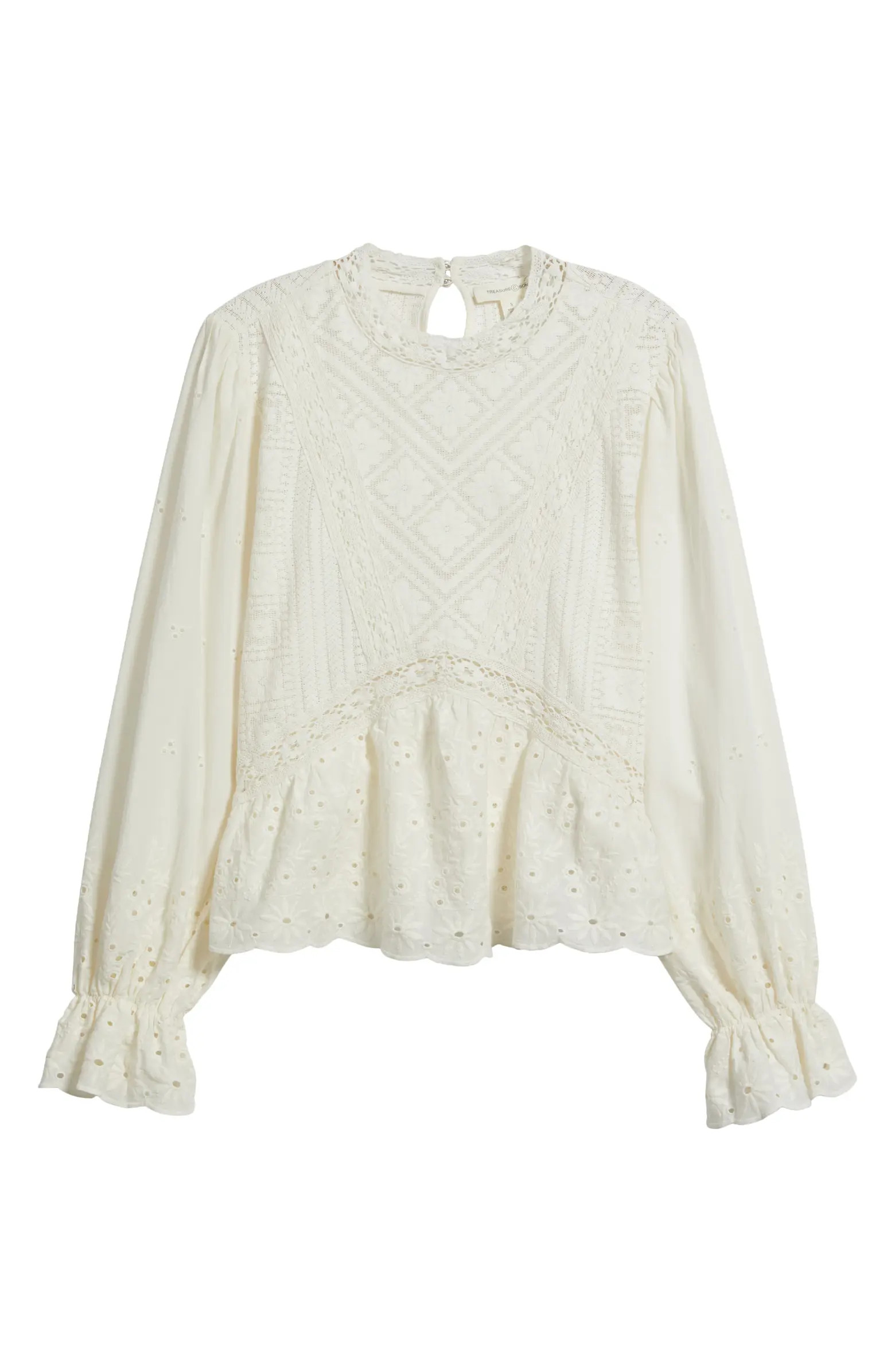 Mixed Media Lace Top | Nordstrom