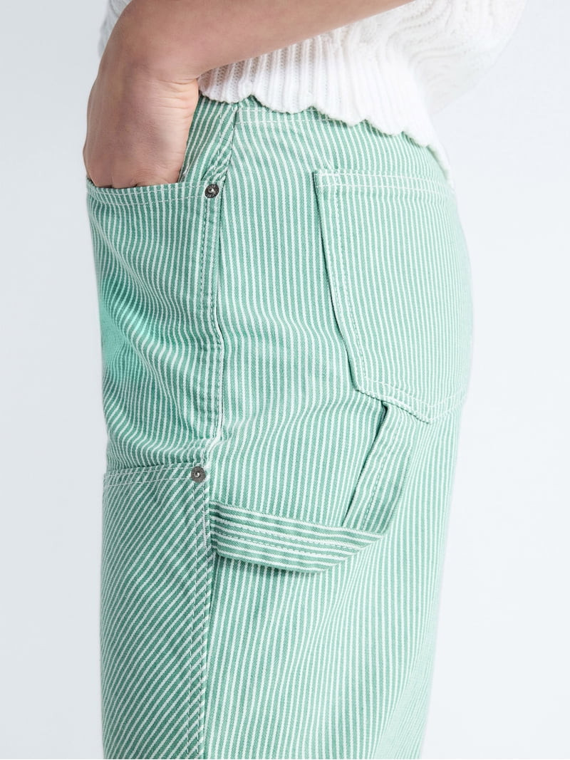Free Assembly Women's and Women's Plus Mid Rise Relaxed Carpenter Jeans, Sizes 0-26W | Walmart (US)