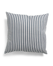 Made In Usa 22x22 Farmhouse Striped Pillow | Home | Marshalls | Marshalls