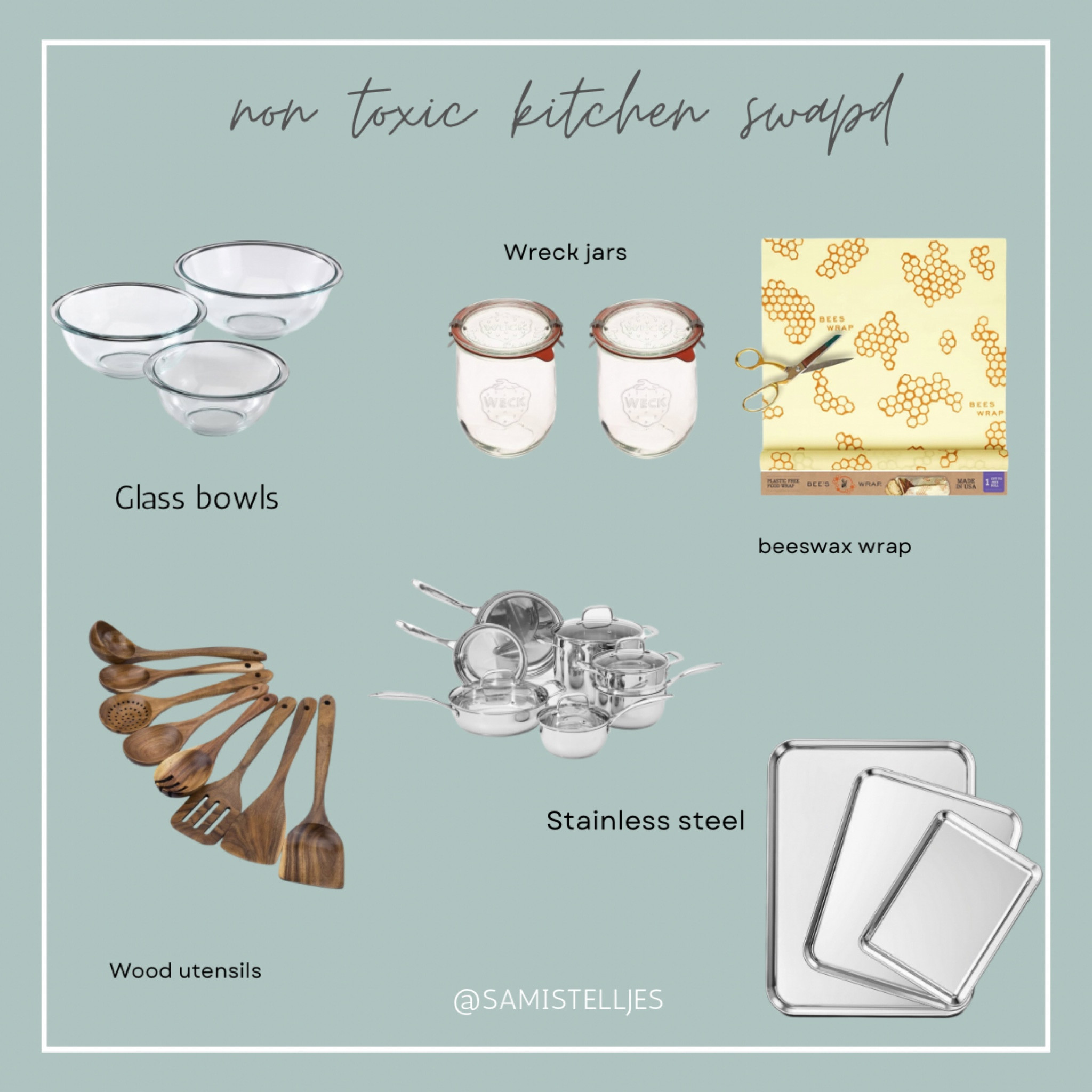 Non toxic kitchen swaps! 

#LTKOver40 #LTKGiftGuide #LTKHome