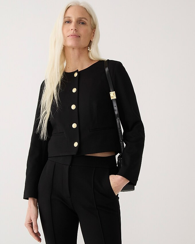 Louisa lady jacket in Italian ponte | J. Crew US