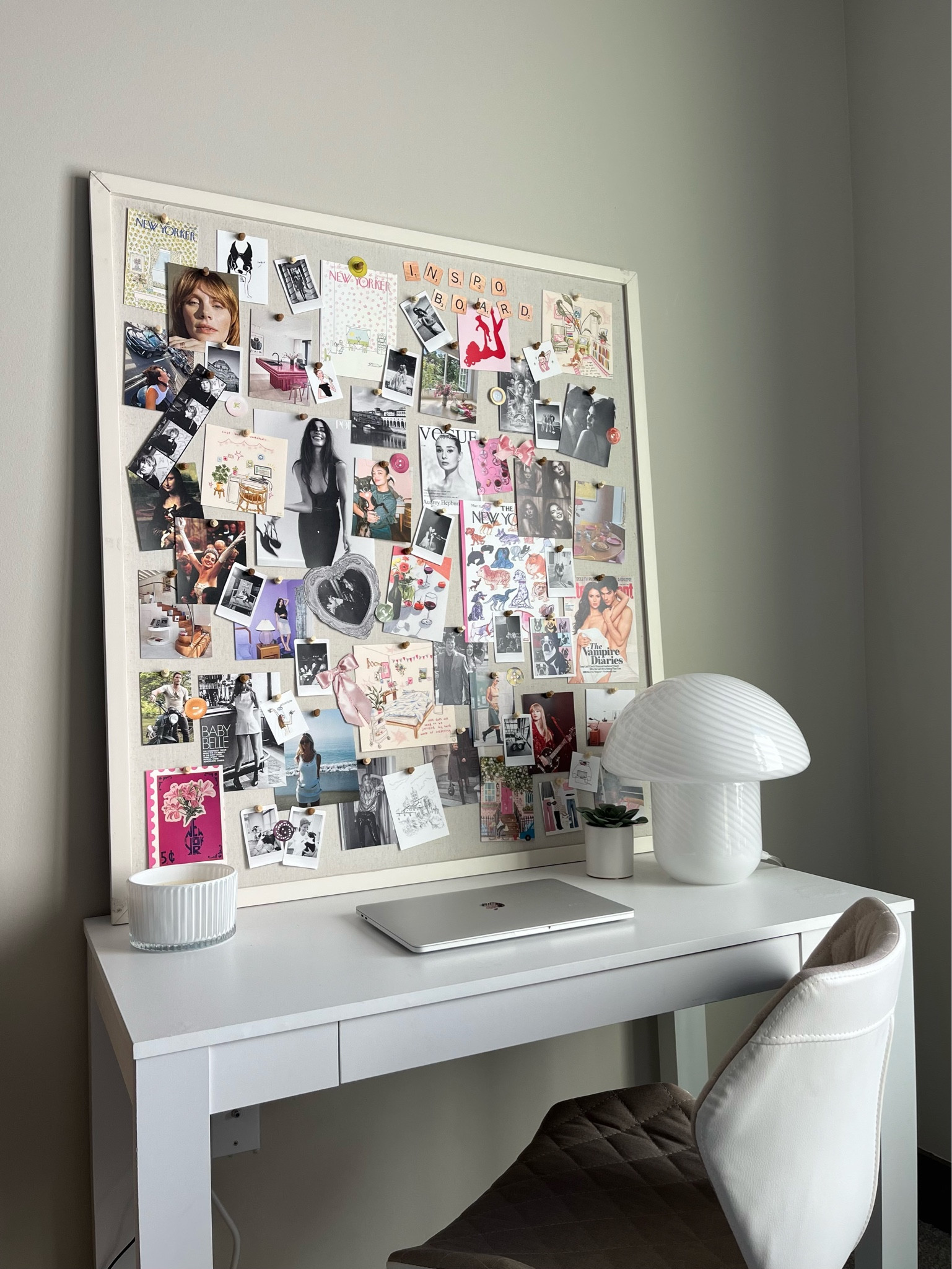 my desk & pin board 🎀

#LTKstyletip #LTKhome #LTKfindsunder100