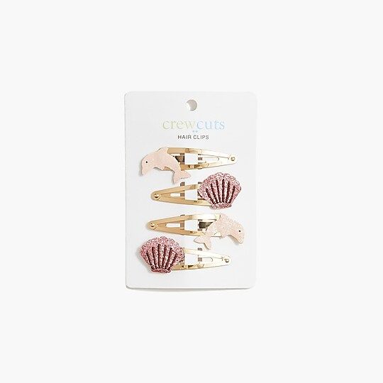 Girls' seashell hair clip set | J.Crew Factory