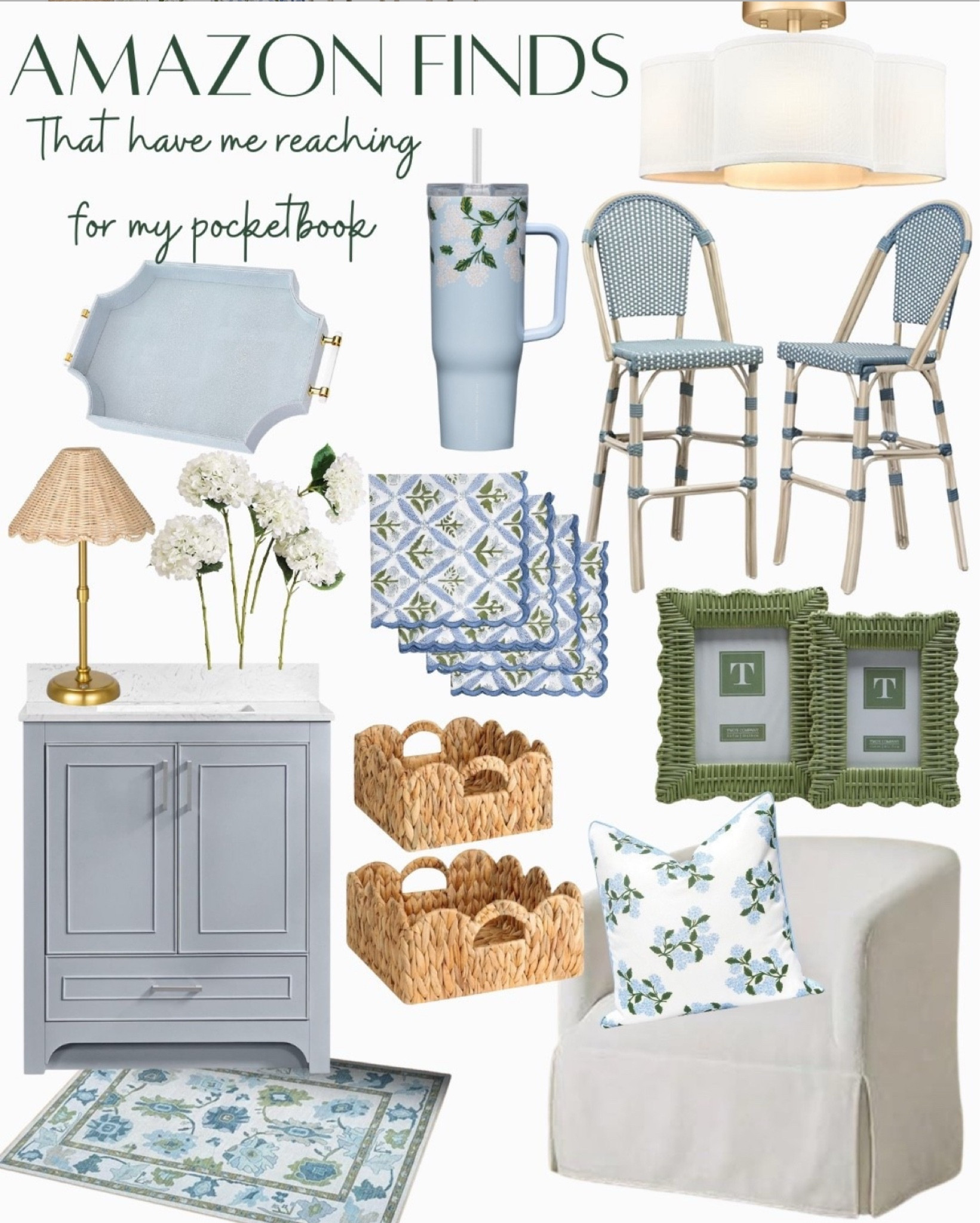 Amazon home finds coastal home decor and grandmillenial finds 




Blue and green home decor
Amazon finds 
Coastal aesthetic 
Preppy aesthetic 
Coastal granddaughter 
Spring home decor 
Summer decor 




#LTKMothersDay #LTKSeasonal #LTKHome