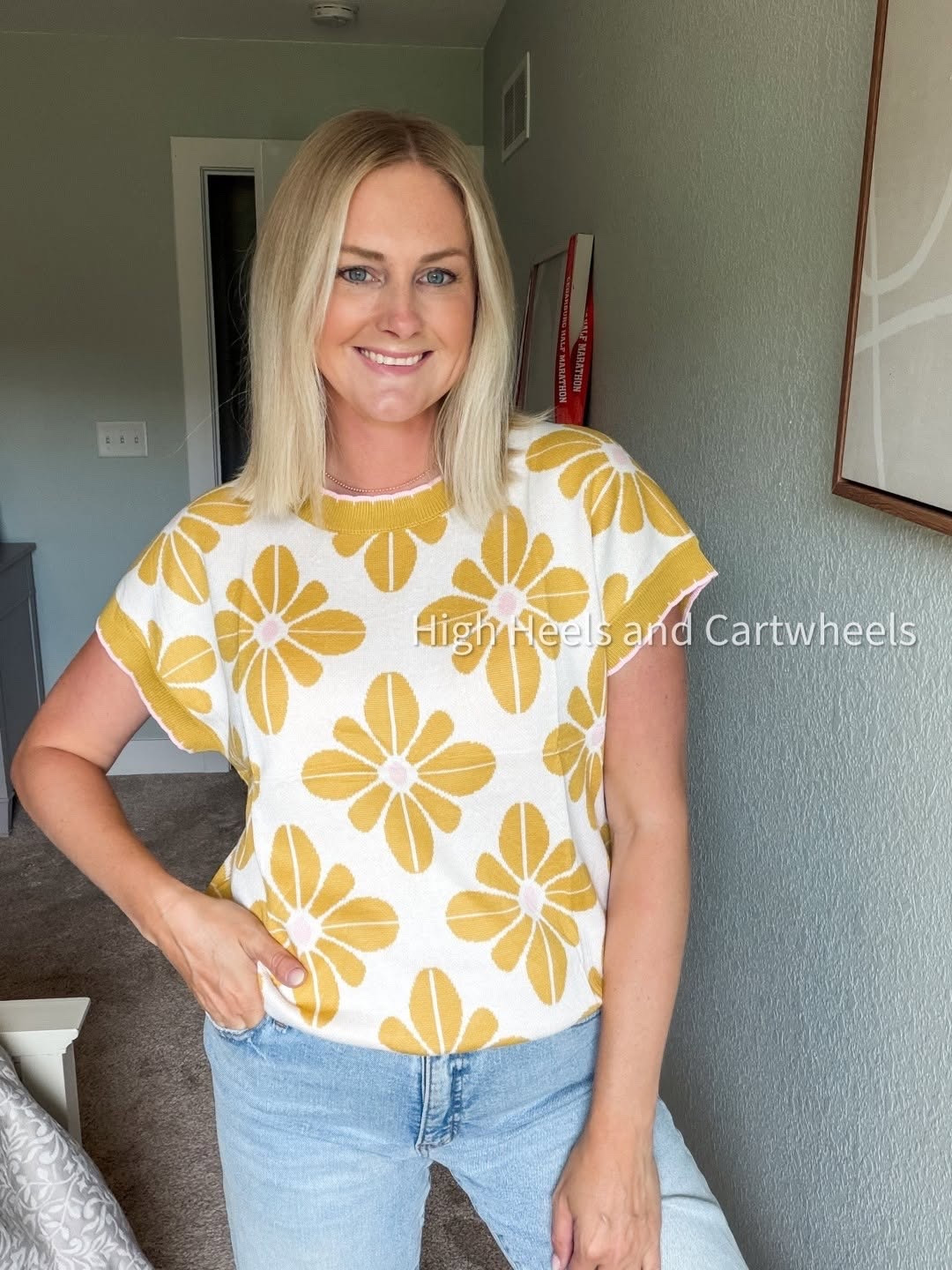 I've gotten so many compliments on this adorable Amazon top! It's sweater material, but not itchy and nice and lightweight. Sharing all the dets for y'all here!