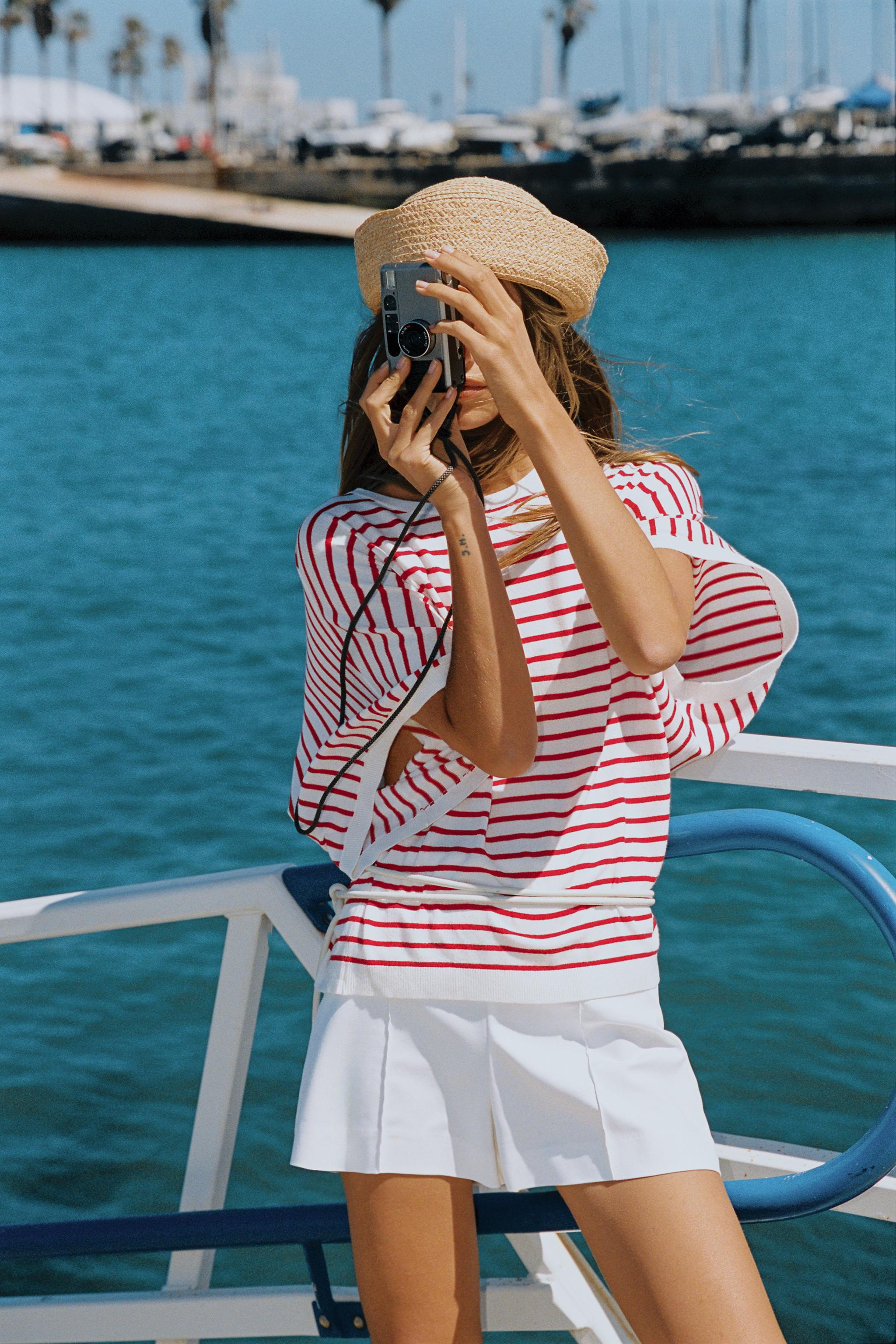 WIDE SLEEVE KNIT TOP | Zara US