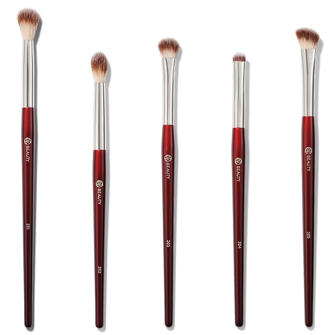 BK BEAUTY Essentials Ete Brush Set (5PC), 100% Cruelty-free, Vegan, Softest Makeup Brush Set with... | Amazon (US)