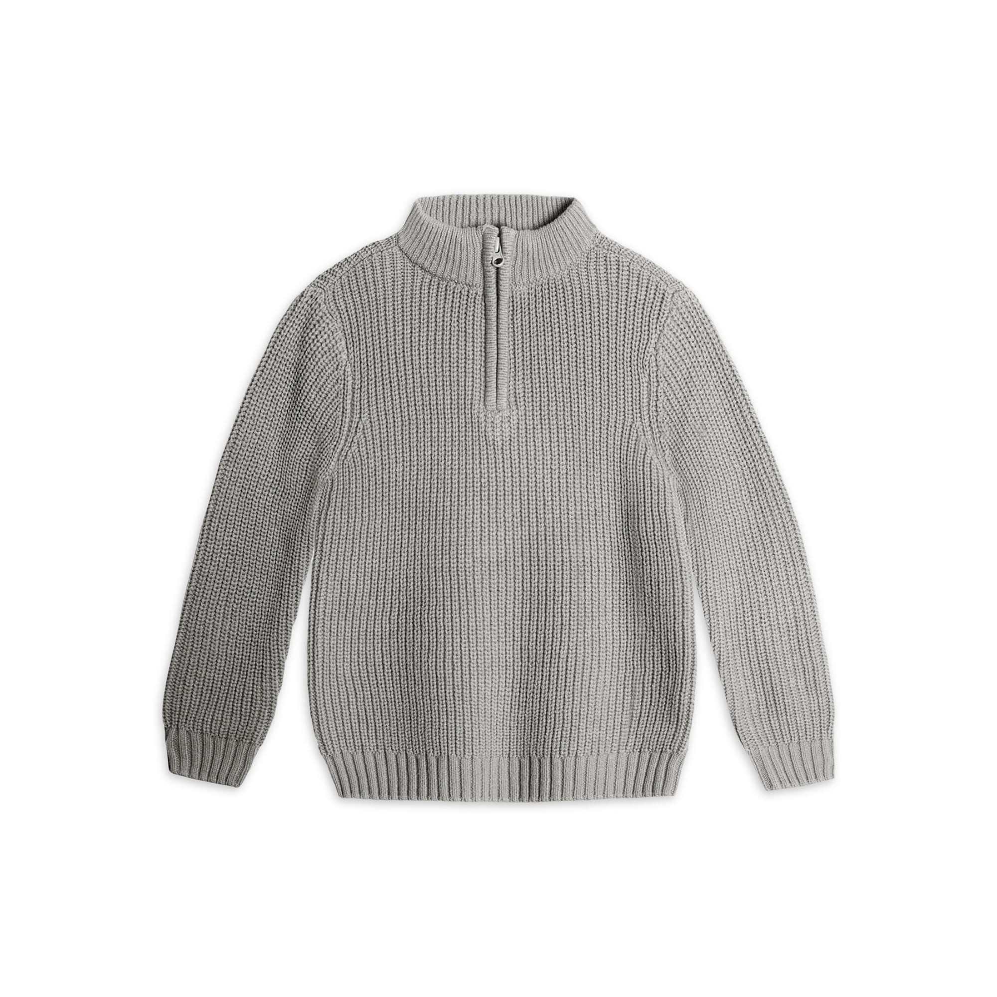 Wonder Nation Toddler Boys Zip Sweater, Sizes 12M-5T | Walmart (US)