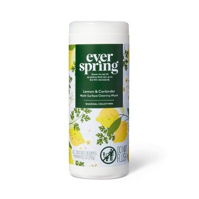 Wipes - Lemon & Coriander - 35ct - Everspring™ | Target