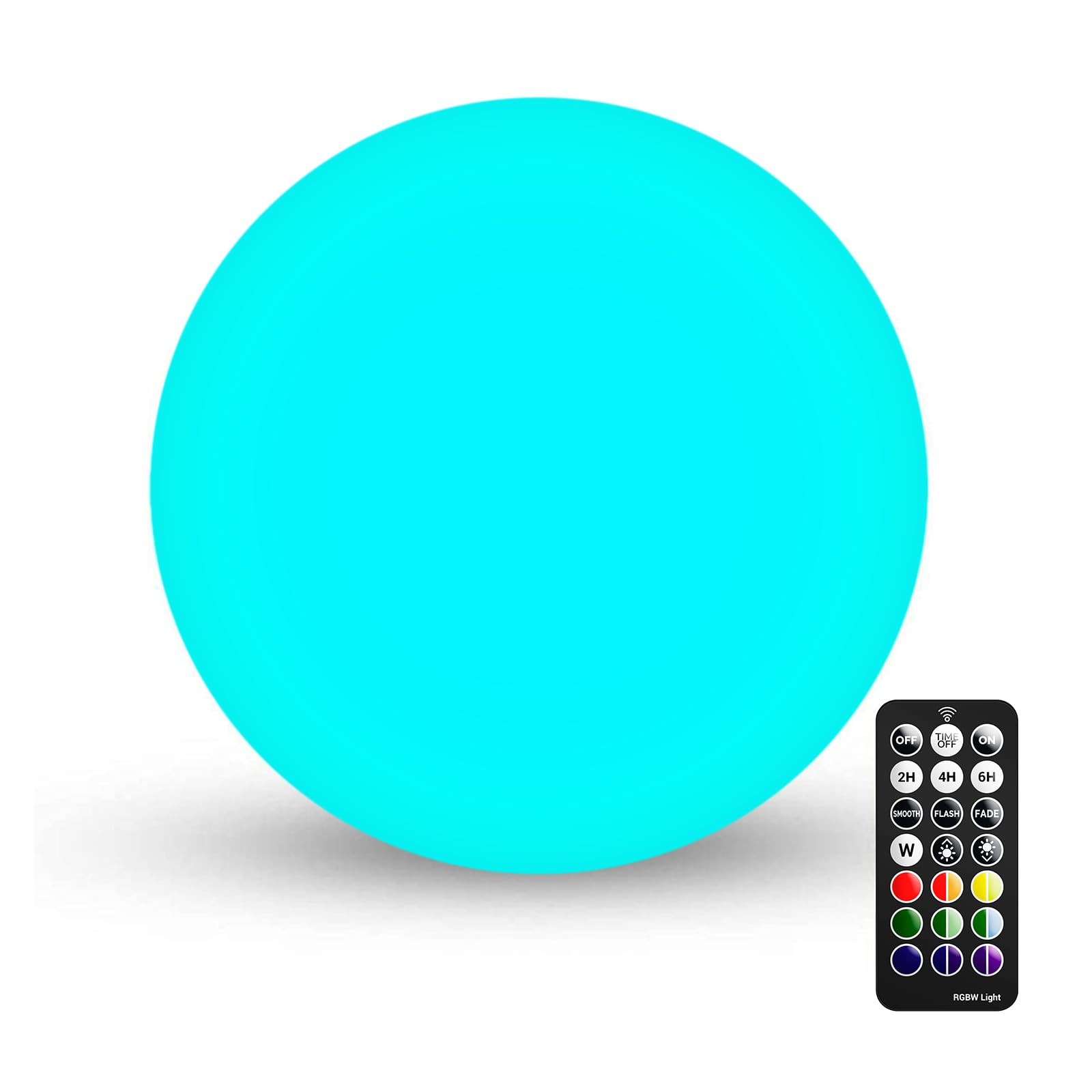 LOFTEK 6-inch LED Light Ball: Nursery Night Light with Remote Control, 16 RGB Color Changing & Di... | Amazon (US)