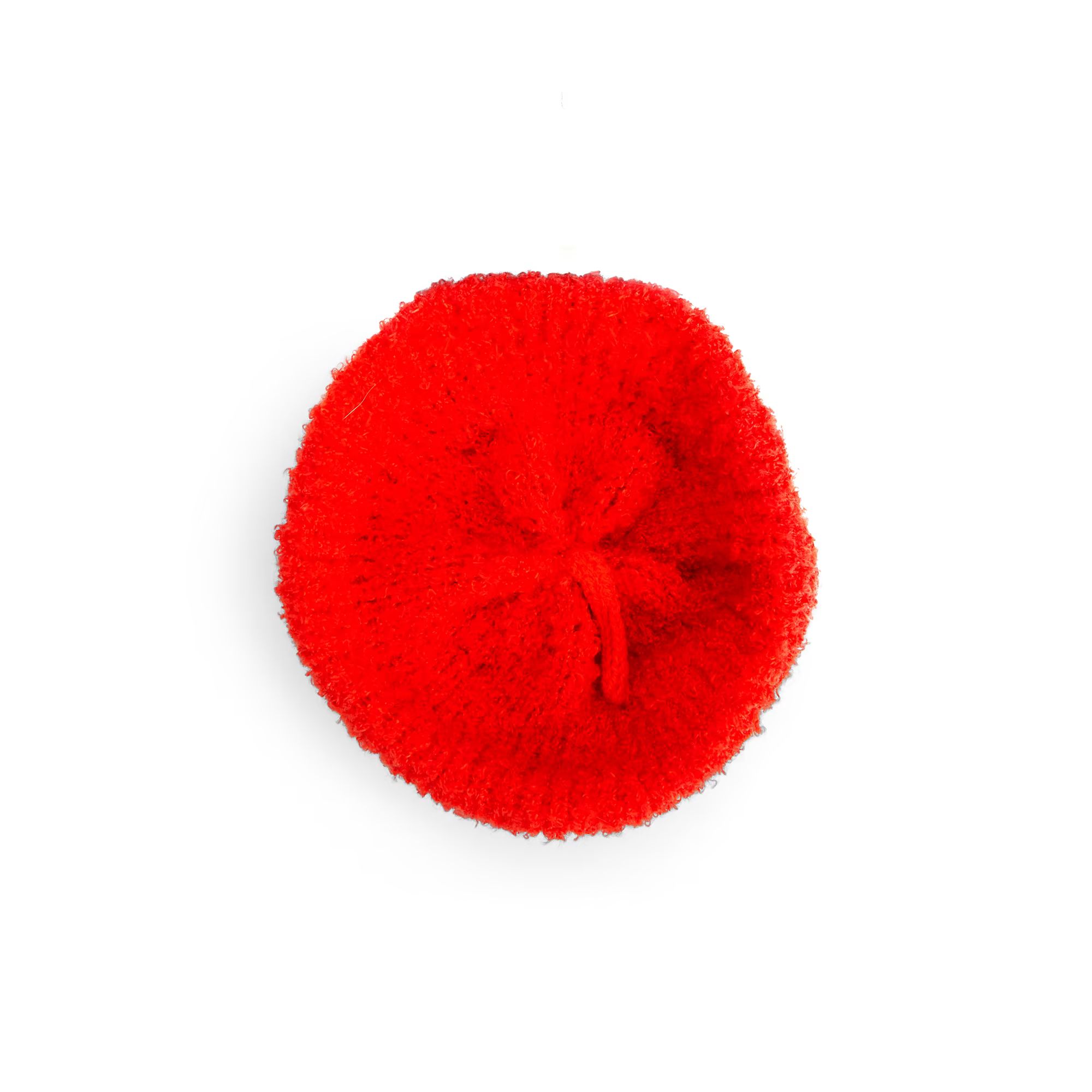 YOULY The Artist Red Fuzzy Dog Beret, X-Small/Small | Petco