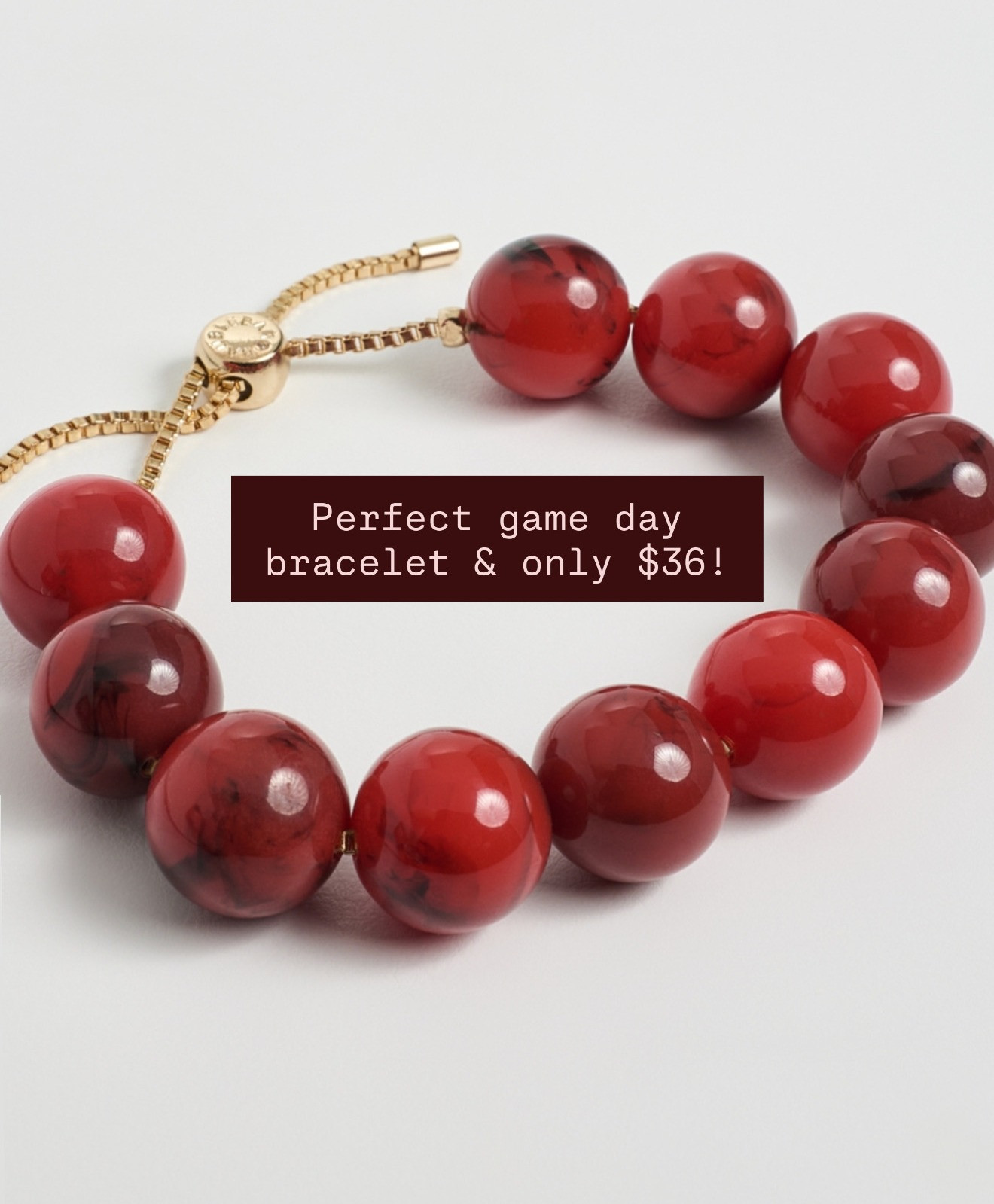 I have truly been loving adding statement accessories to my looks! This bracelet is perfect for game day too if you're team colors have a shade of red!

Loverly Grey, Shopbop, jewelry, bracelet, chunky bracelet, statement jewelry, beaded bracelet, fall accessories 

 #LTKSeasonal