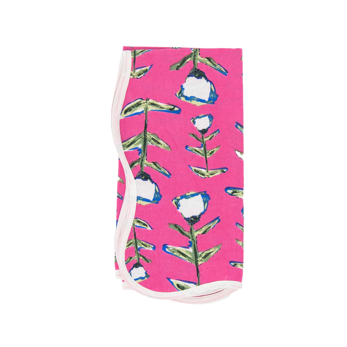 THE PINK TULIP NAPKIN SET (Hunter Blake X Erin Donahue Tice) | Modafleur