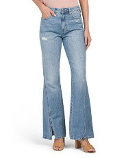 The Happi Front Slit Flare Jeans | Marshalls