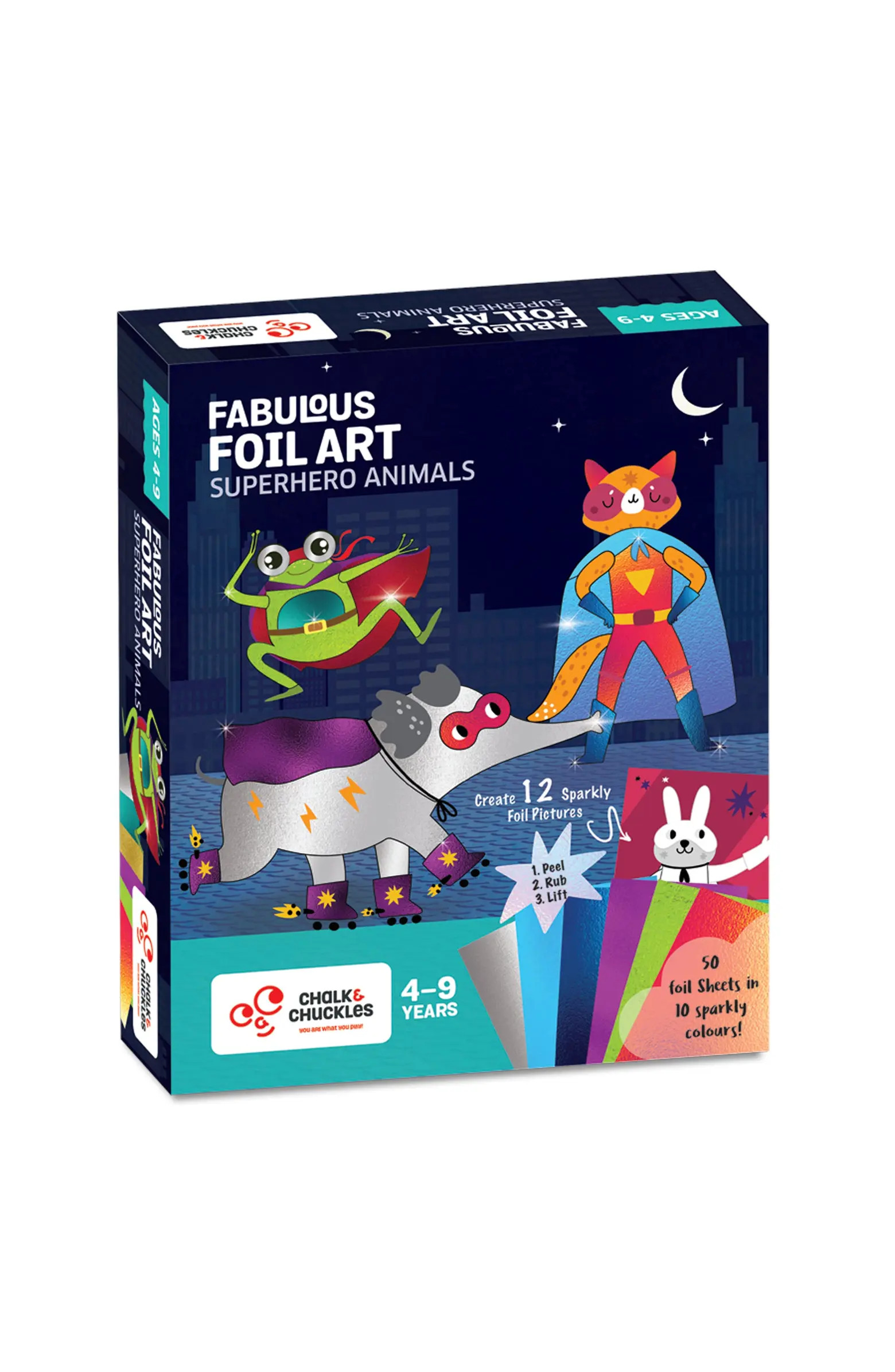 Fabulous Foil Art-Superhero Animals | Nordstrom