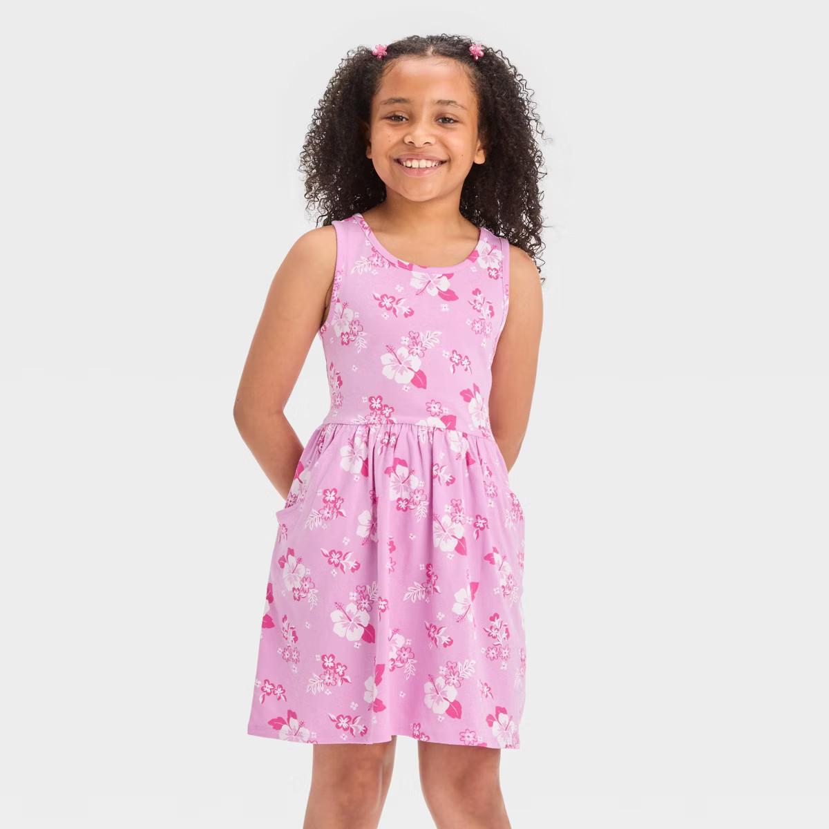 Girls' Racerback Tank Dress - Cat & Jack™ | Target