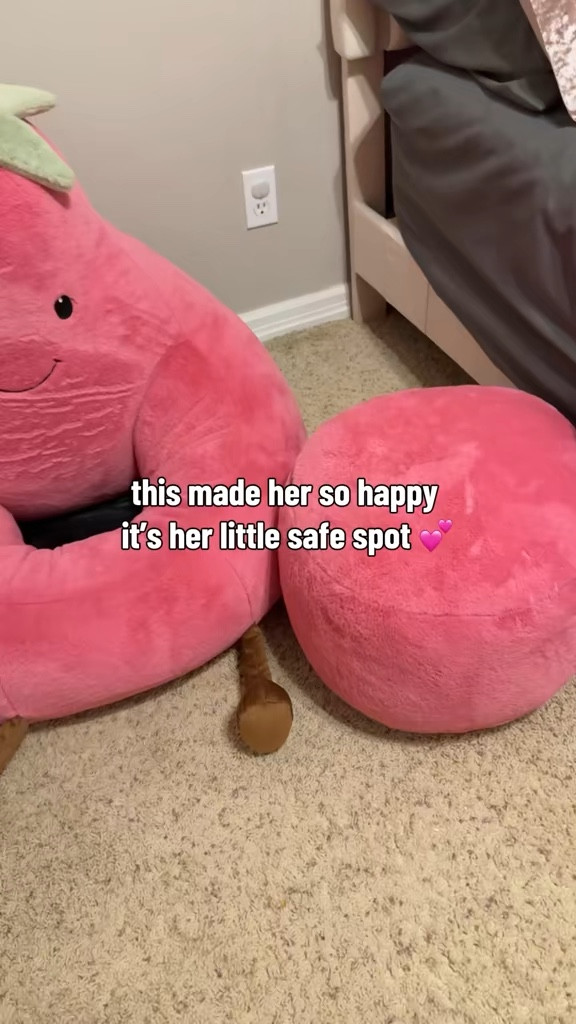 My daughter absolutely loves hers and honestly it’s the cutest thing in her room.
So many moms are grabbing these and I totally get why.
kids bean bag chair, kids chair, toddler chair, cute kids furniture, playroom chair, kids room decor

#LTKmomlife #LTKKids #LTKHome