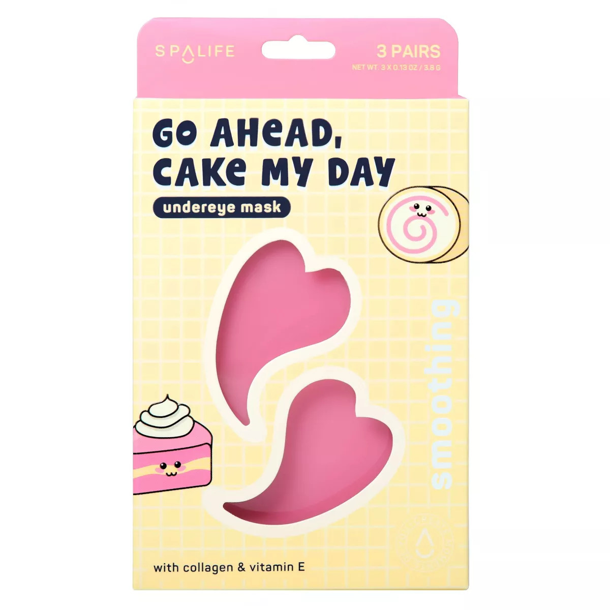 SpaLife Undereye Mask Go Ahead Cake My Day - 3ct | Target
