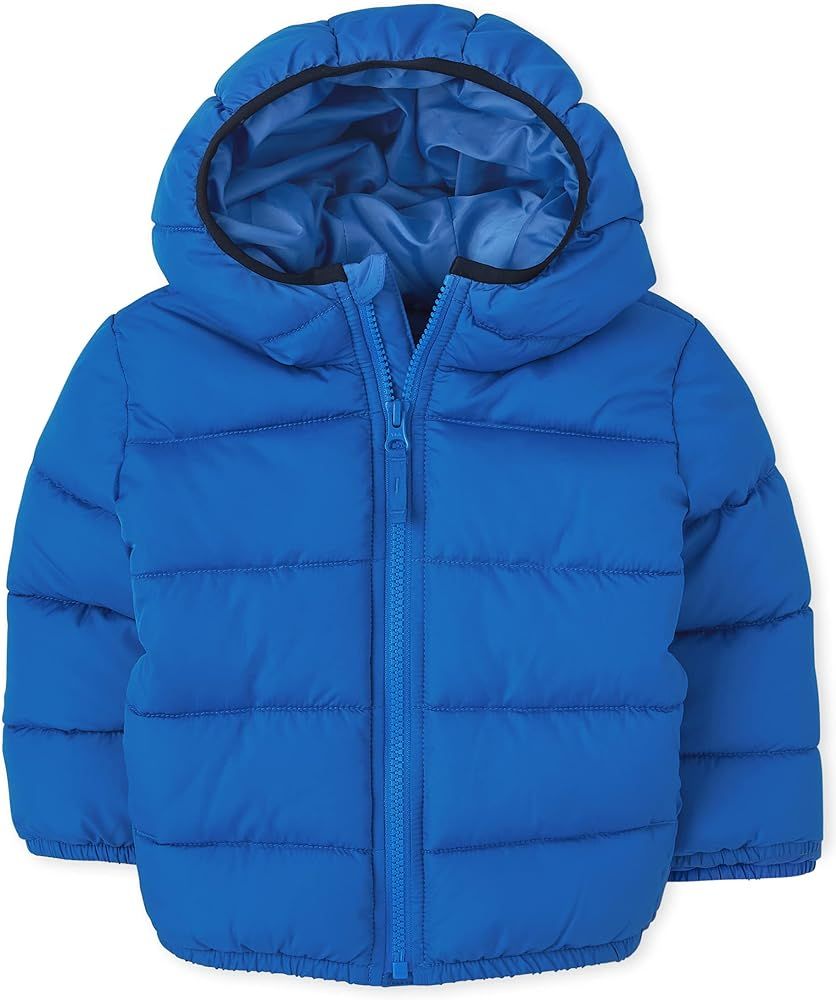 The Children's Place Baby-Boys And Toddler Medium Weight Puffer Jacket, Wind-Resistant, Water-Res... | Amazon (US)