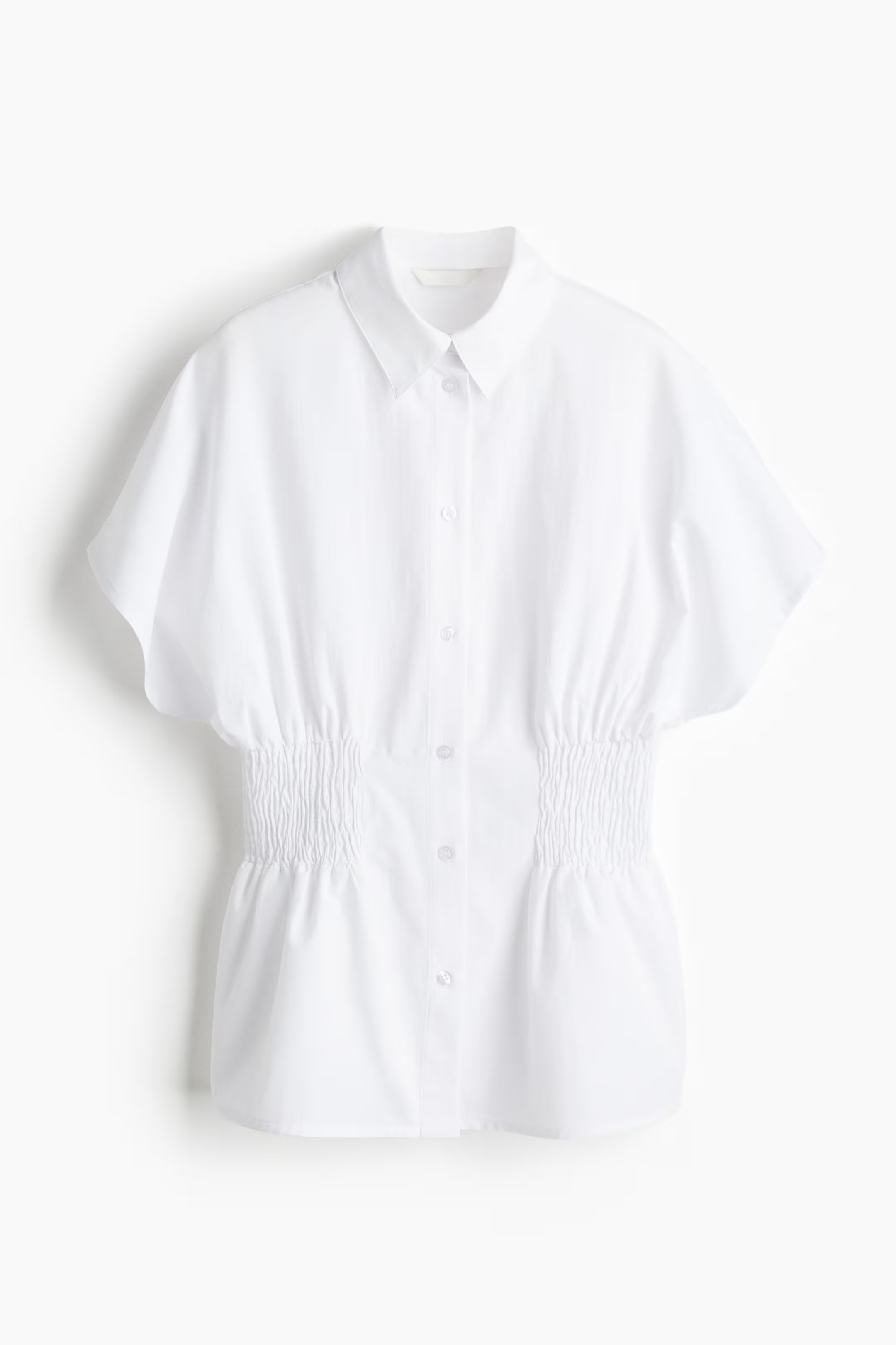 Smocked-waist shirt | H&M (UK, MY, IN, SG, PH, TW, HK)