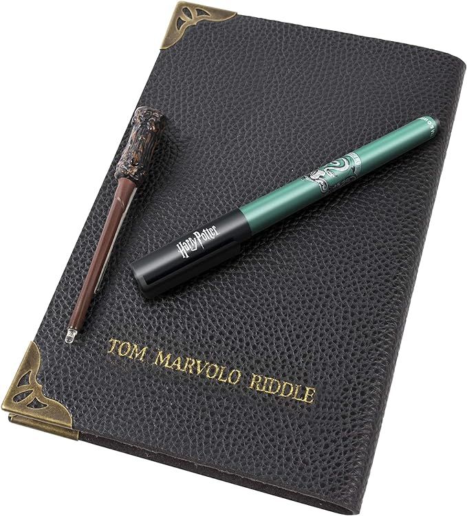 Wow! Stuff Collection Harry Potter Tom Riddle's Diary Notebook, Slytherin House Pen, & UV Wand, B... | Amazon (US)