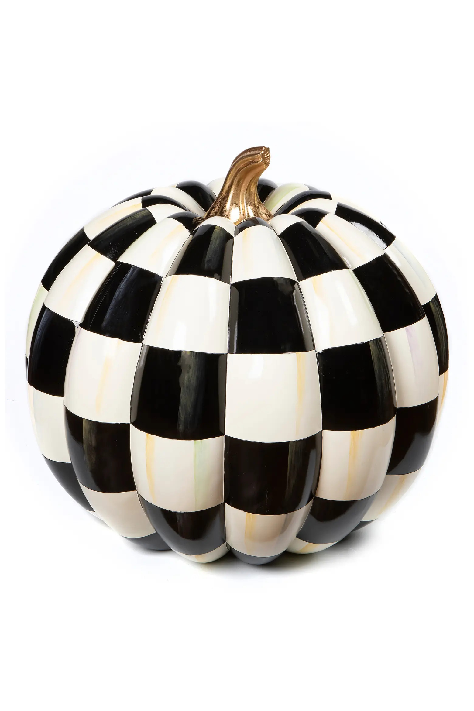 MACKENZIE CHILDS Courtly Check Outdoor Pumpkin | Nordstrom | Nordstrom