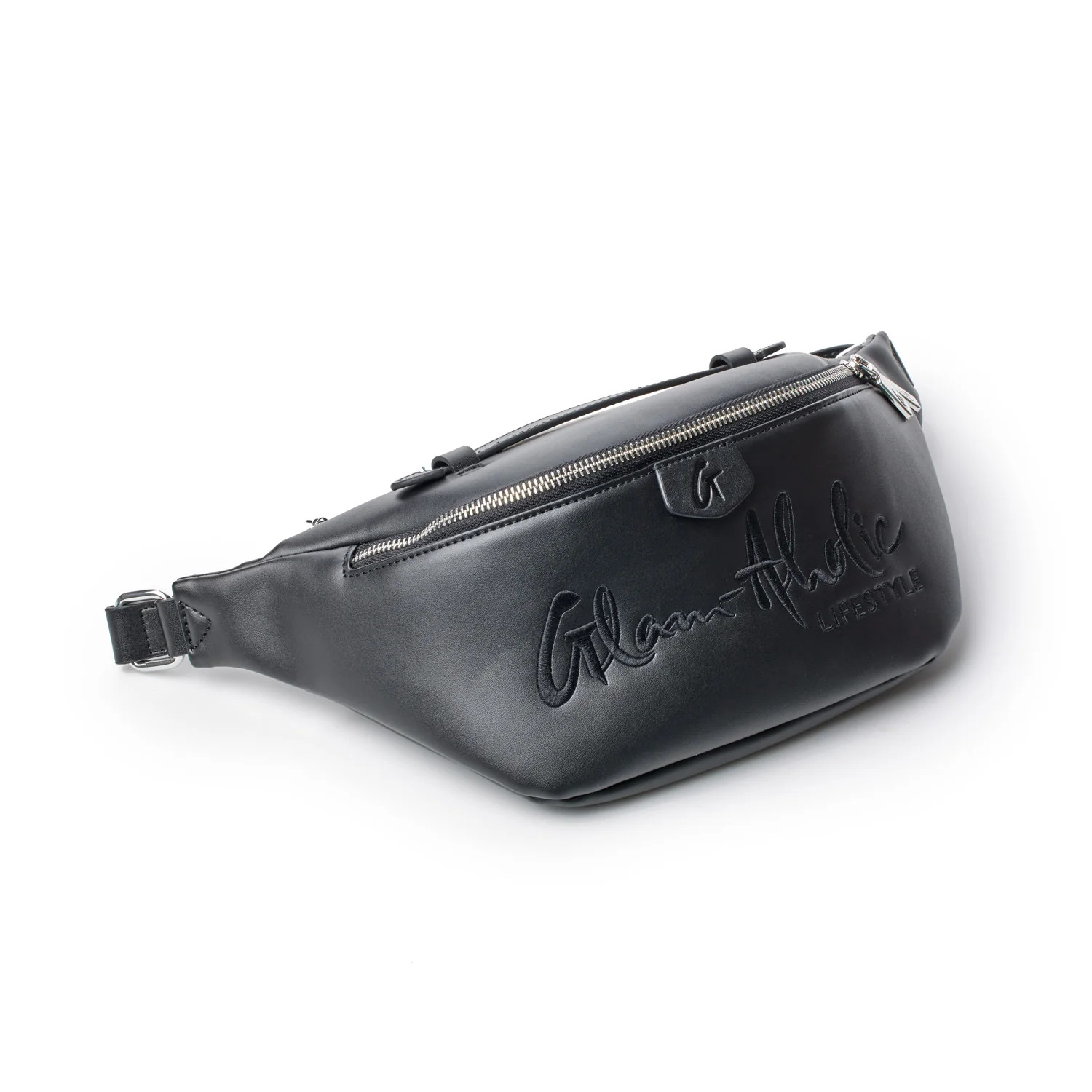 SIGNATURE LOGO FANNY PACK BLACK | Glam-Aholic Lifestyle