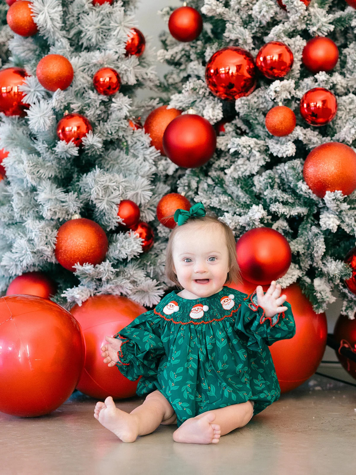 Holly Santa Bubble | Poppy Kids Co