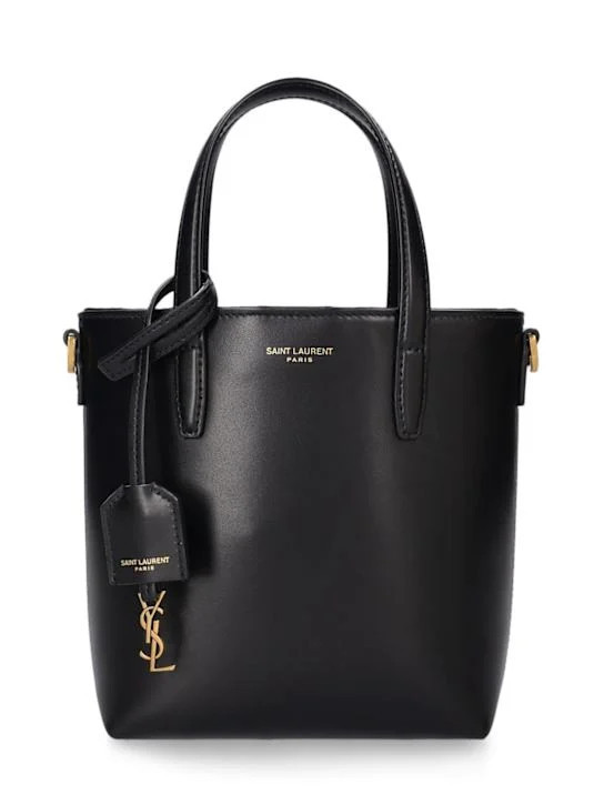 Mini Toy leather shopping bag | Luisaviaroma