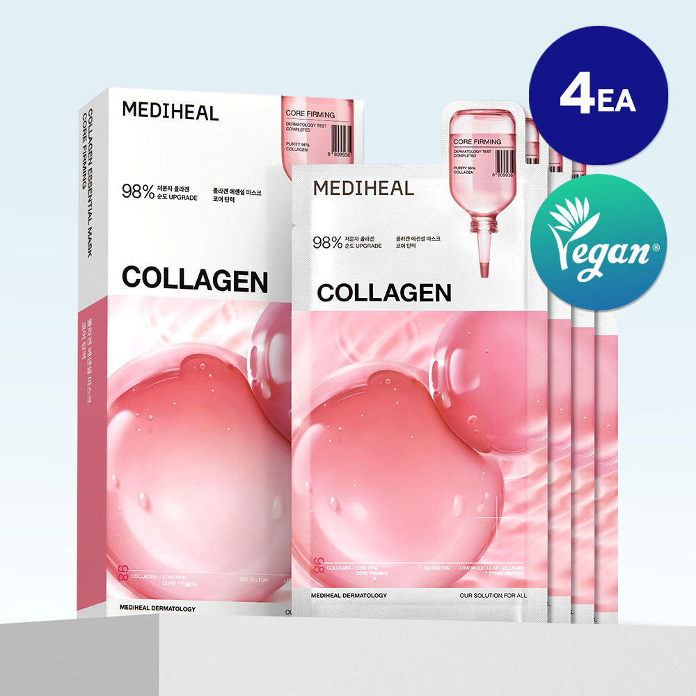 MEDIHEAL Collagen Essential Mask Sheet Core Firming 4ea | Olive Young Global