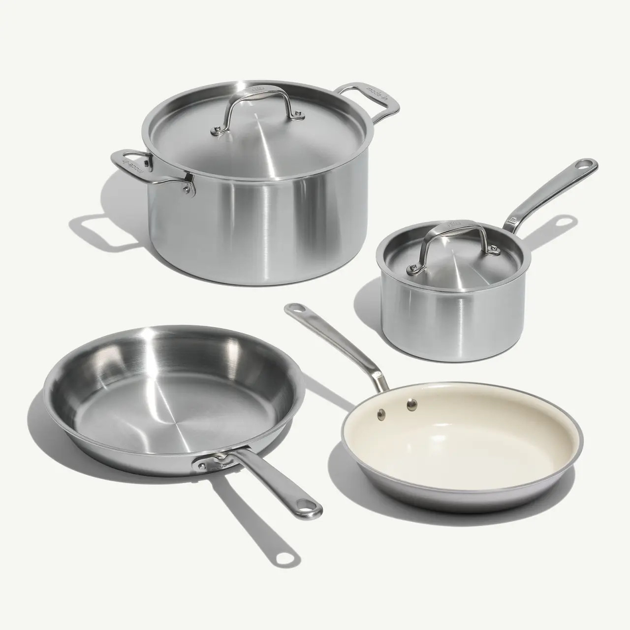 Stainless Clad 6-Piece Set | Made In | Made In Cookware