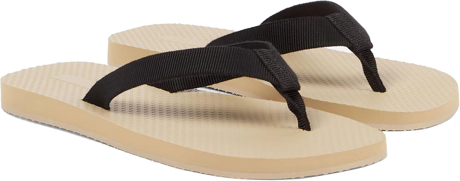 Rubber Thong Sandals for Women Beach Flip Flops Casual Comfortable Slip On Flat Sandals Ladies Sl... | Amazon (US)