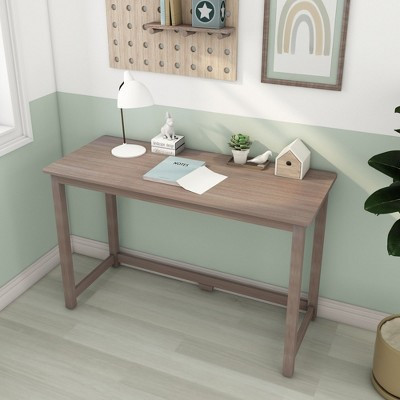 Max & Lily Solid Wood Small Desk for Home Office, Computer, Gaming, Study, Work, 47", Clay | Target