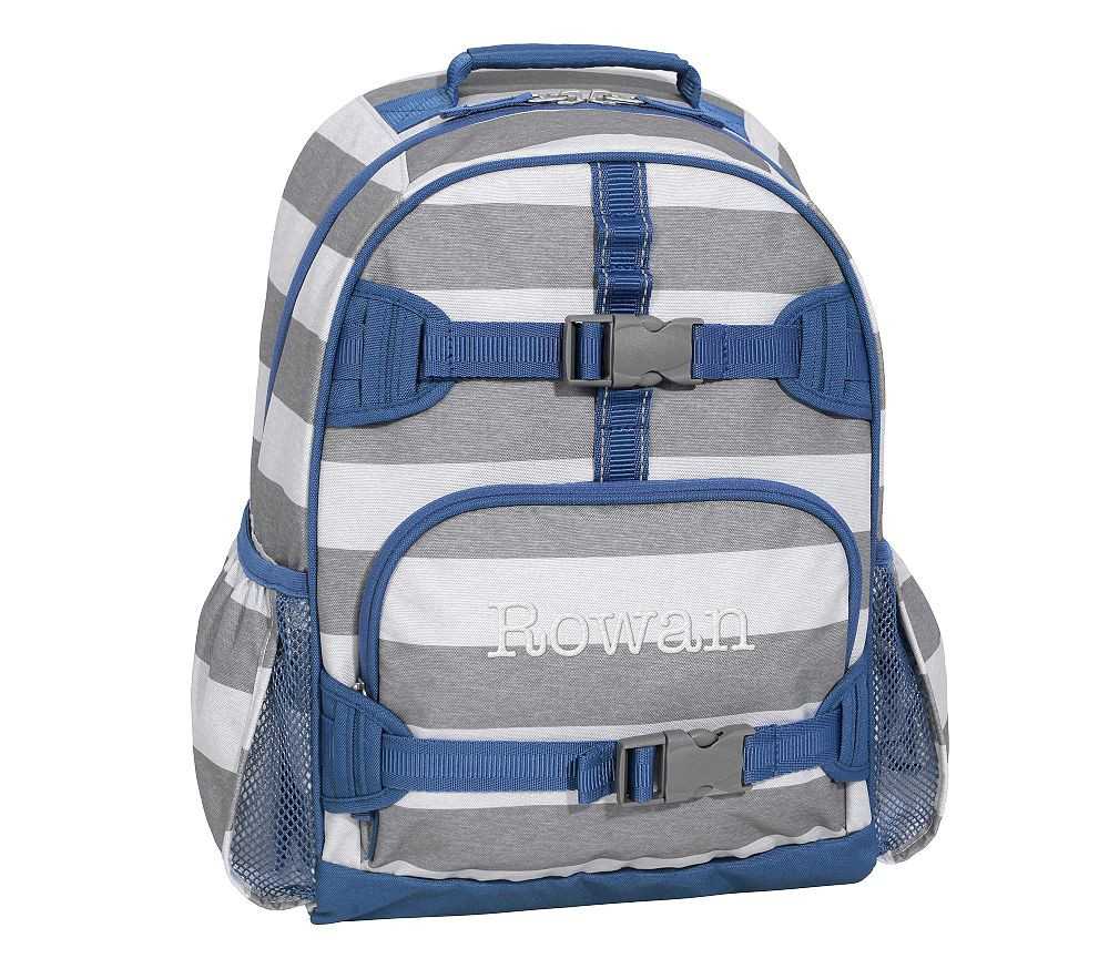 Gray Stripe Mackenzie Backpack | Pottery Barn Kids