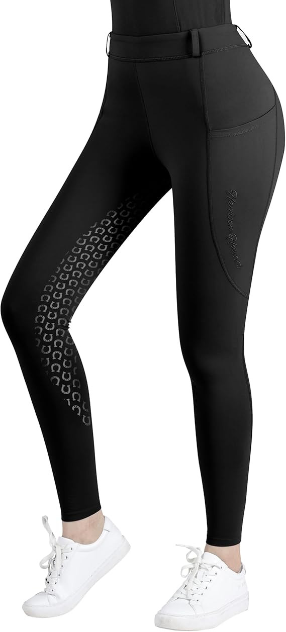 Harrison Howard Women's Full Seat Silicon Grip Equestrian Breeches Horse Riding Tights High Waist... | Amazon (US)
