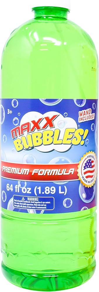 Sunny Days Entertainment Bubble Solution Refill 64oz - Made in USA Bubbles | Kids Easy Grip Bottl... | Amazon (US)