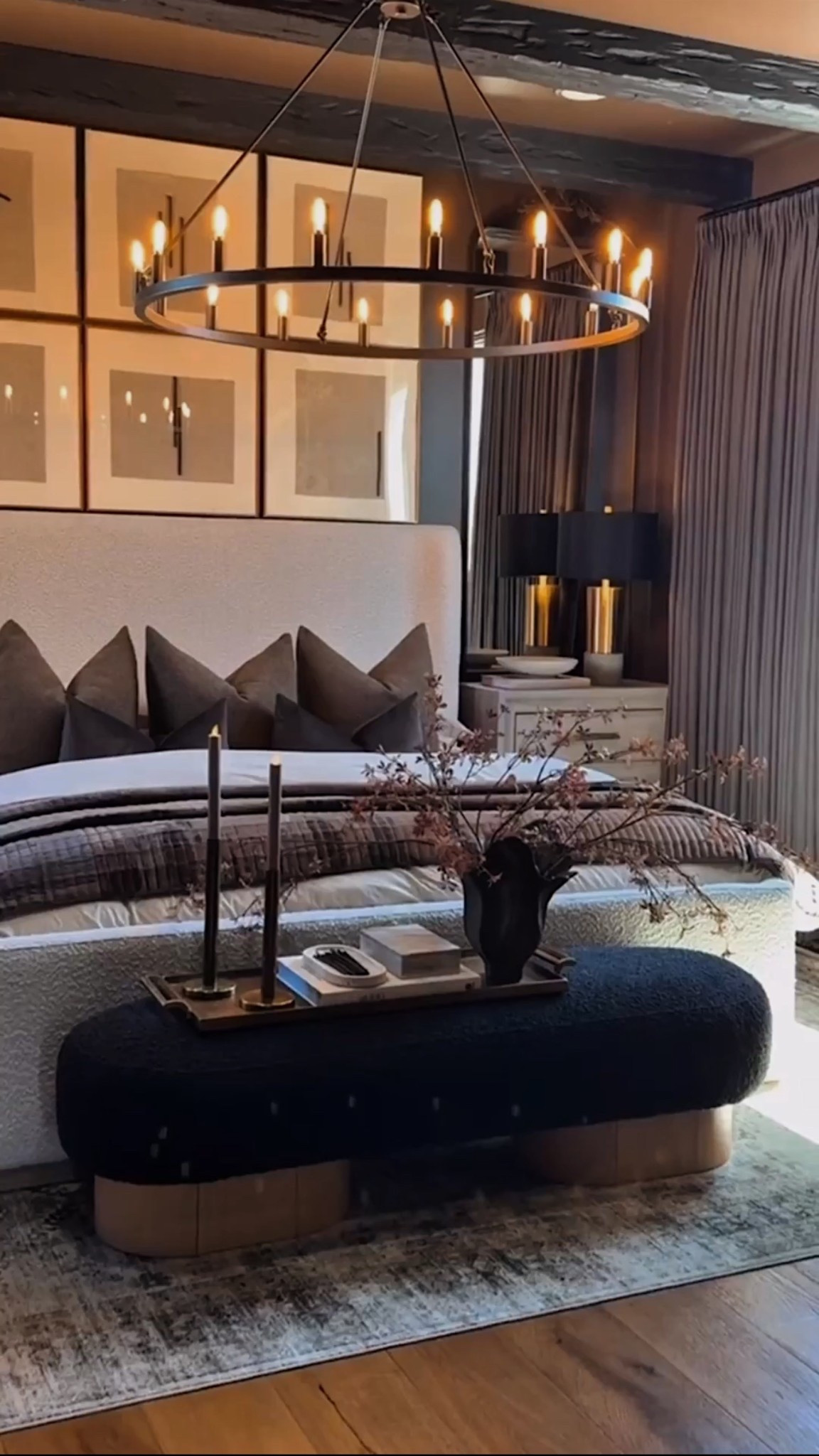 Bedroom goals 🤎✨ Cozy textures, moody tones, and timeless details make this space feel cozy! 

#BedroomGoals
#MoodyInteriors
#NeutralBedroom
#ModernLuxuryHome
#CozyChicStyle
#HomeInspoDaily
#TimelessInteriors
#LayeredNeutrals
#BedroomDecorInspo
#ModernOrganicStyle


#LTKStyleTip #LTKU #LTKHome