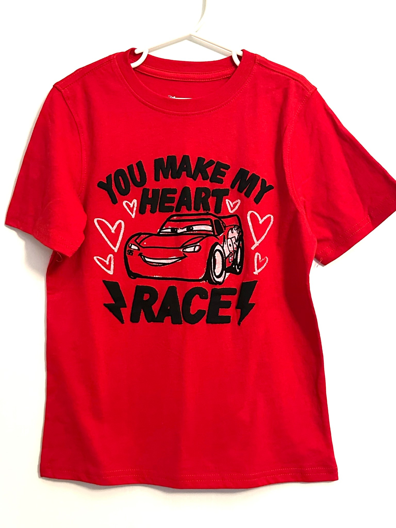 You won’t believe where I found the CUTEST Disney Cars Valentine’s Day shirt for little Lightning McQueen fans! ❤️🚗 This “You Make My Heart Race” Disney Cars kids Valentine tee is perfect for toddlers and young boys who love race cars and Disney Pixar Cars. It’s a fun and comfy choice for school Valentine parties, classroom celebrations, playdates, and February outfits for kids.

If you’re searching for Disney Cars Valentine’s Day shirts for boys, Lightning McQueen Valentine outfit ideas, toddler Disney Cars shirts for Valentine’s Day, or kids race car Valentine outfits, this graphic tee is such a cute and affordable find. Pair it with jeans, joggers, or sneakers for an easy Disney Cars Valentine’s Day outfit for kids.

🚗💘 Linked here for easy shopping!

#LTKkids #LTKValentines #DisneyCarsShirt #LightningMcQueenOutfit #BoysValentineOutfit #ToddlerValentineStyle #KidsValentineClothes #DisneyKidsFashion #ValentinesOutfitForKids

#LTKKids #LTKSeasonal #LTKValentine