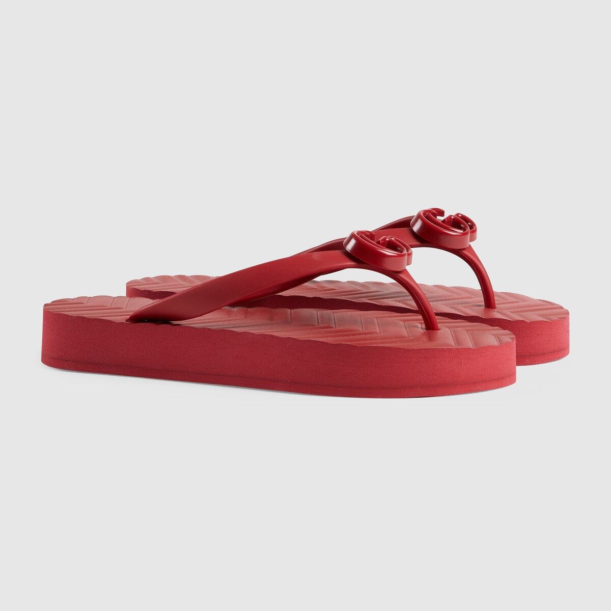 Gucci Women's chevron thong sandal | Gucci (US)